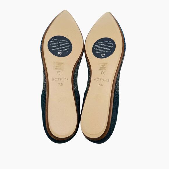 Rothy’s The Point Metallic Berry‎ Limited Edition Women’s Size 7.5 - Picture 5 of 9